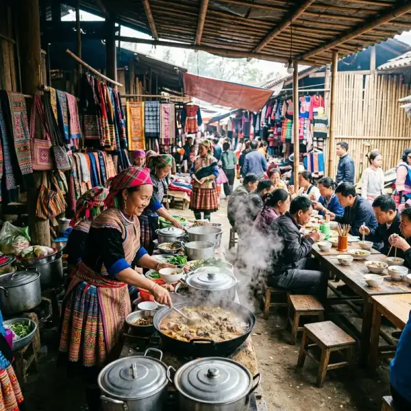 Ăn uống Bắc Hà